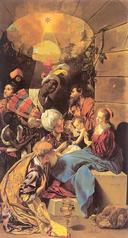 Maino, Juan Bautista del The Adoration of the Magi Spain oil painting art